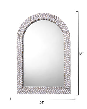 Beverly Mother of Pearl Arch Wall Mirror