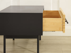 Santa Cruz 1 Drawer Nightstand, Wheat