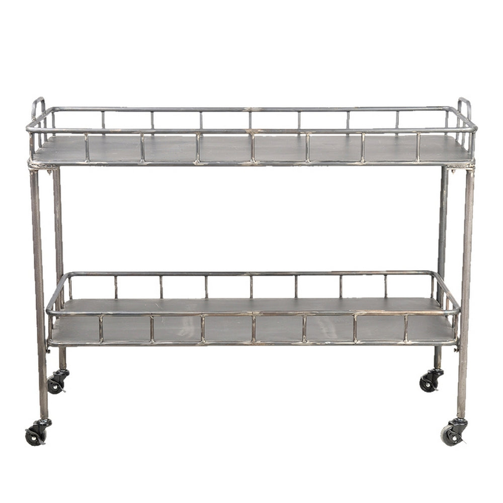 Display Table 2 Level Grey Finish