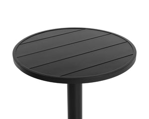 MERANO BAR TABLE - ROUND - BLACK