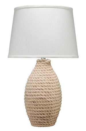 Rope Table Lamp, Off White
