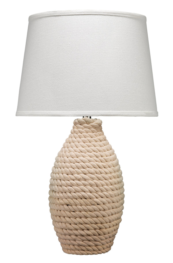 Rope Table Lamp, Off White