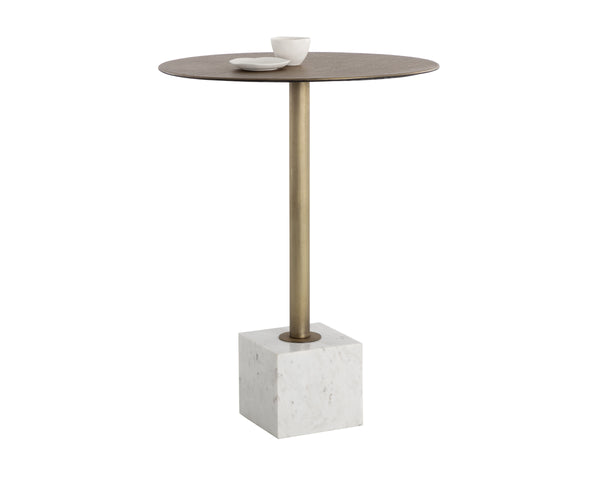 KATA BAR TABLE - WHITE MARBLE