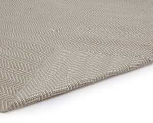 CUSCO HAND-WOVEN RUG - OYSTER / GREY - 8' X 10'