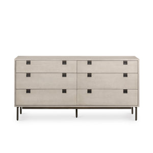 Carly 6 Drawer Dresser In Grey Wash