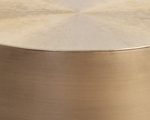 CREED END TABLE - ANTIQUE GOLD