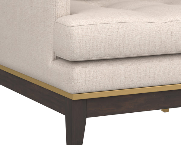 BECKETTE LOUNGE CHAIR - EFFIE FLAX