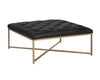 Endall Ottoman - Square - Vintage Black Night