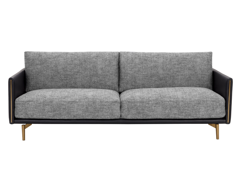 ASHI SOFA - NASH ZEBRA / COAL BLACK