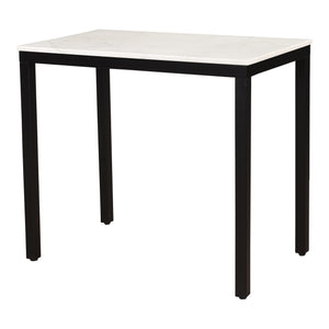 Moe's Parson Marble Mini Desk White