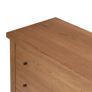 Roark 6 Drawer Dresser In Amber Oak Veneer