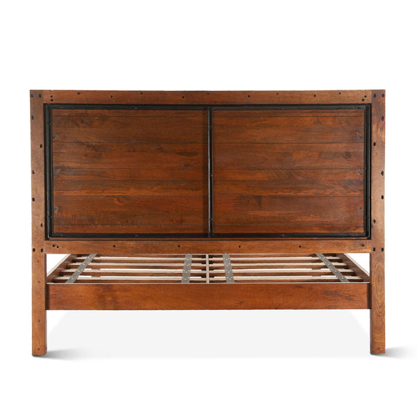 Cosmopolitan King Bed, Honey Brown