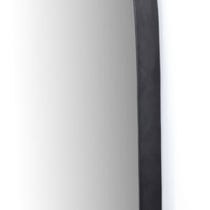 Georgina Wide Mirror In Iron Matte Black