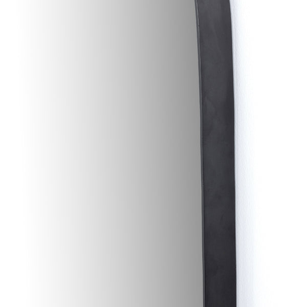 Georgina Wide Mirror In Iron Matte Black