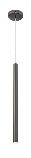 Forest 1 Light Mini Pendant in Pearl Black Finish