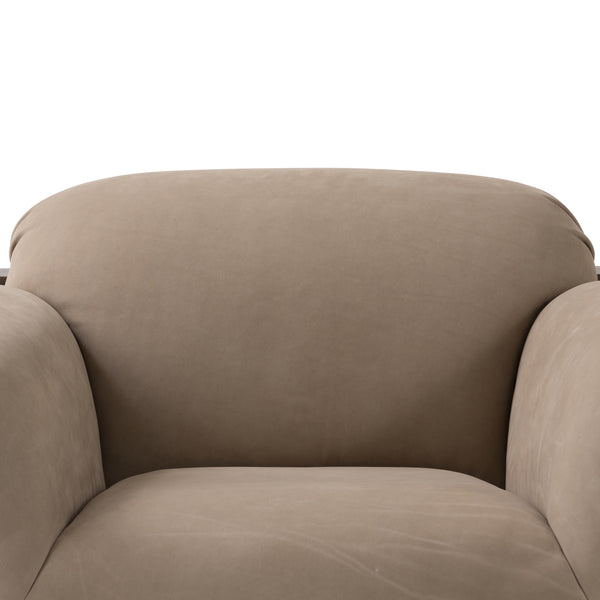 Samena Chair in Nubuck Sand