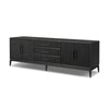 Rosenell Media Console - Black Paper Cord