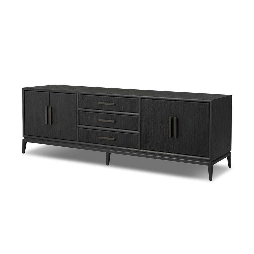 Rosenell Media Console - Black Paper Cord