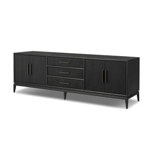 Rosenell Media Console - Black Paper Cord