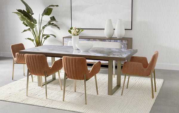 LUCANO DINING ARMCHAIR - BELFAST RUST