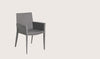 Tiffany armchair grey bonded leather