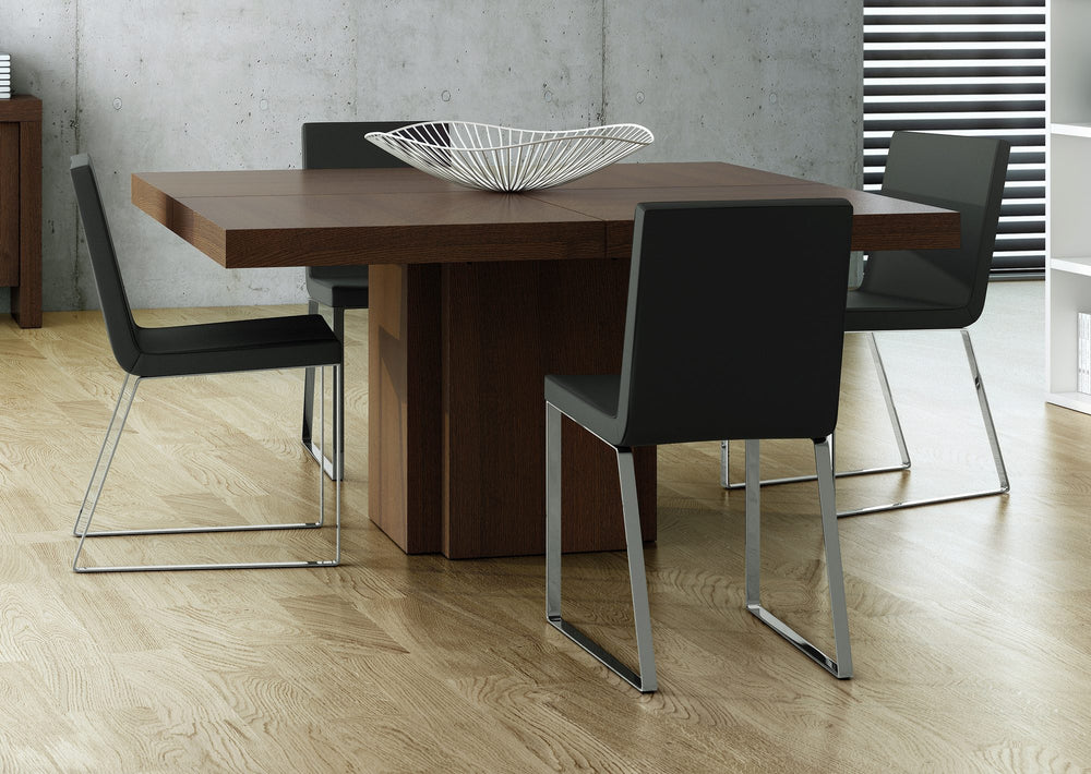 dusk 51" dining table in chocolate