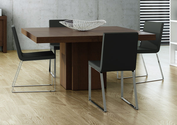 dusk 51" dining table in chocolate