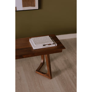 Moe's Godenza Bench in Solid Walnut