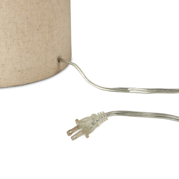 Hensley Floor Lamp In Flax Linen