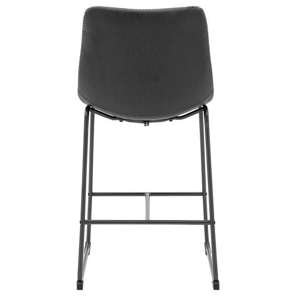 Vesta Counter Stool In Vintage Black (Set of 2)
