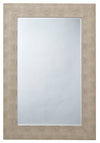 Structure Shagreen Rectangle Mirror, Ivory
