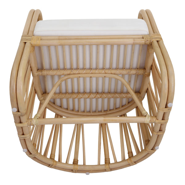 Shanaya Rattan Accent Arm Chair, Natural