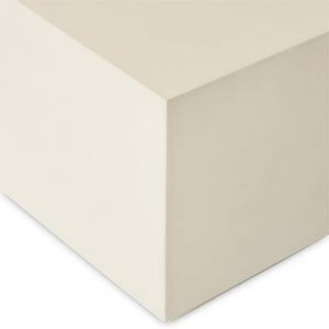 Parish Concrete Cube In White Concrete