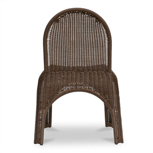 Moe's Kendall Outdoor Dining Chair Brown Set of 2