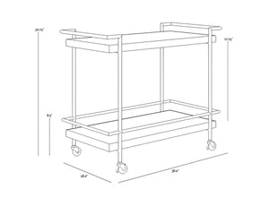 CONTARDI BAR CART