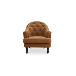 Moe's Pandora Accent Chair in Ginger Brown
