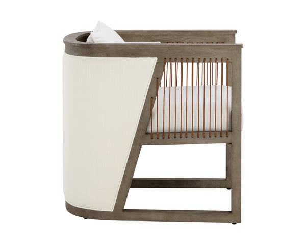 SALA LOUNGE CHAIR - LINOSO IVORY