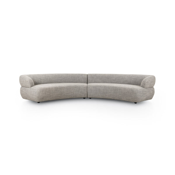 Belen 2-Piece Sectional - Thames Coal