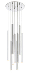 Forest 9 Light Island/Billiard in Chrome Finish