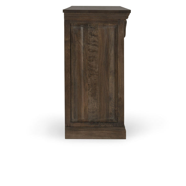 Adelaide Solid Wood 9-Drawer Dresser in Cocoa Brown