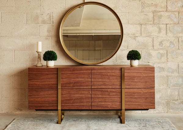 Samar Round Mirror