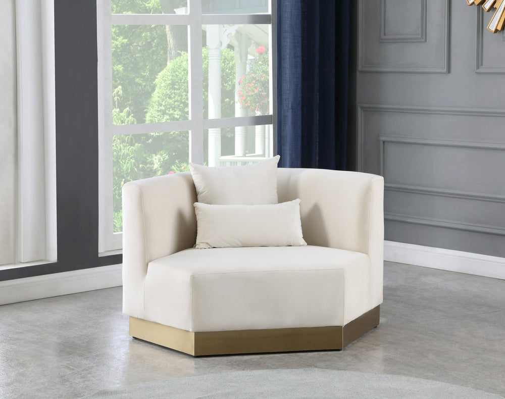 Dianna Chair In Cream Velvet
