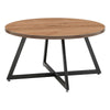 Courtdale KD Round Coffee Table , Gliese Brown
