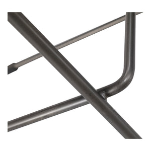 Moe's Starlet Counter Stool Set in Onyx Black Leather