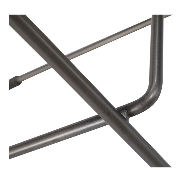 Moe's Starlet Counter Stool Set in Onyx Black Leather