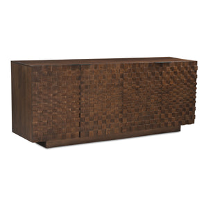 Moe's Easton Sideboard Brown with Textured Design