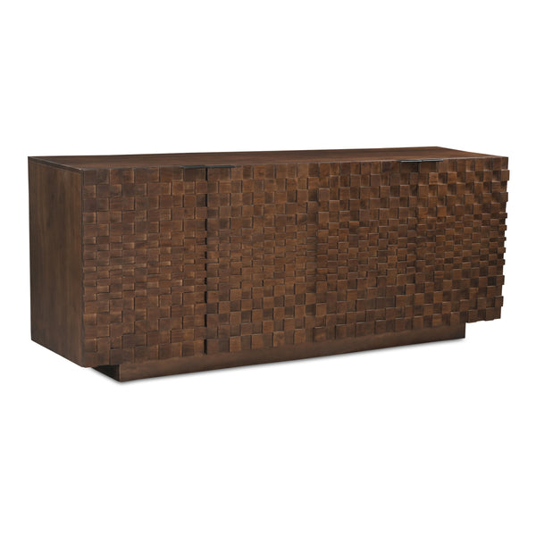 Moe's Easton Sideboard Brown with Textured Design