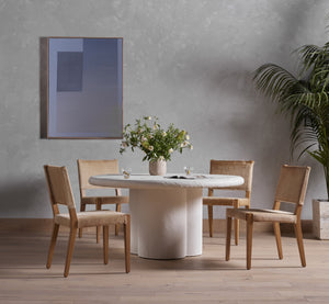 Grano Dining Table In Plaster Molded Concrete
