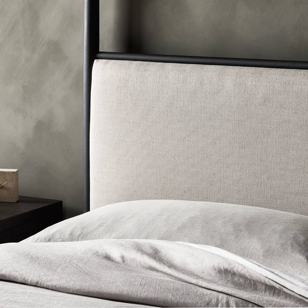 Xander Canopy Queen Bed - Savoy Parchment