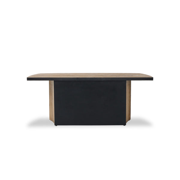 Brinton Console Table in Rustic Oak Veneer